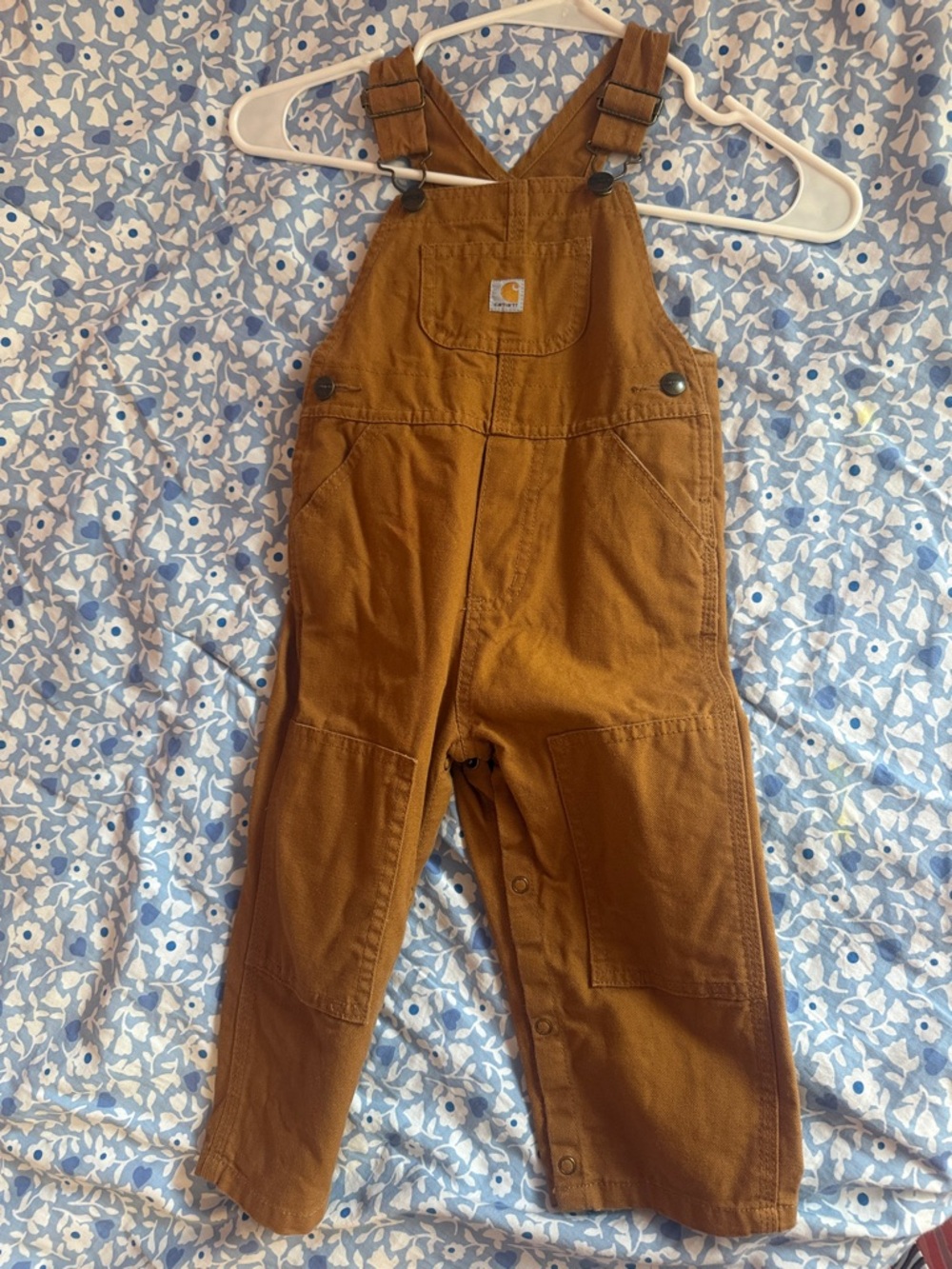 Carhartt Tan/Brown Kids' Duck Overalls